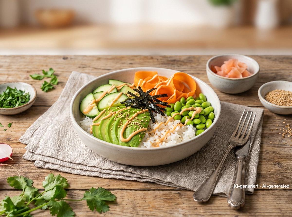 Sushi bowl végétarien