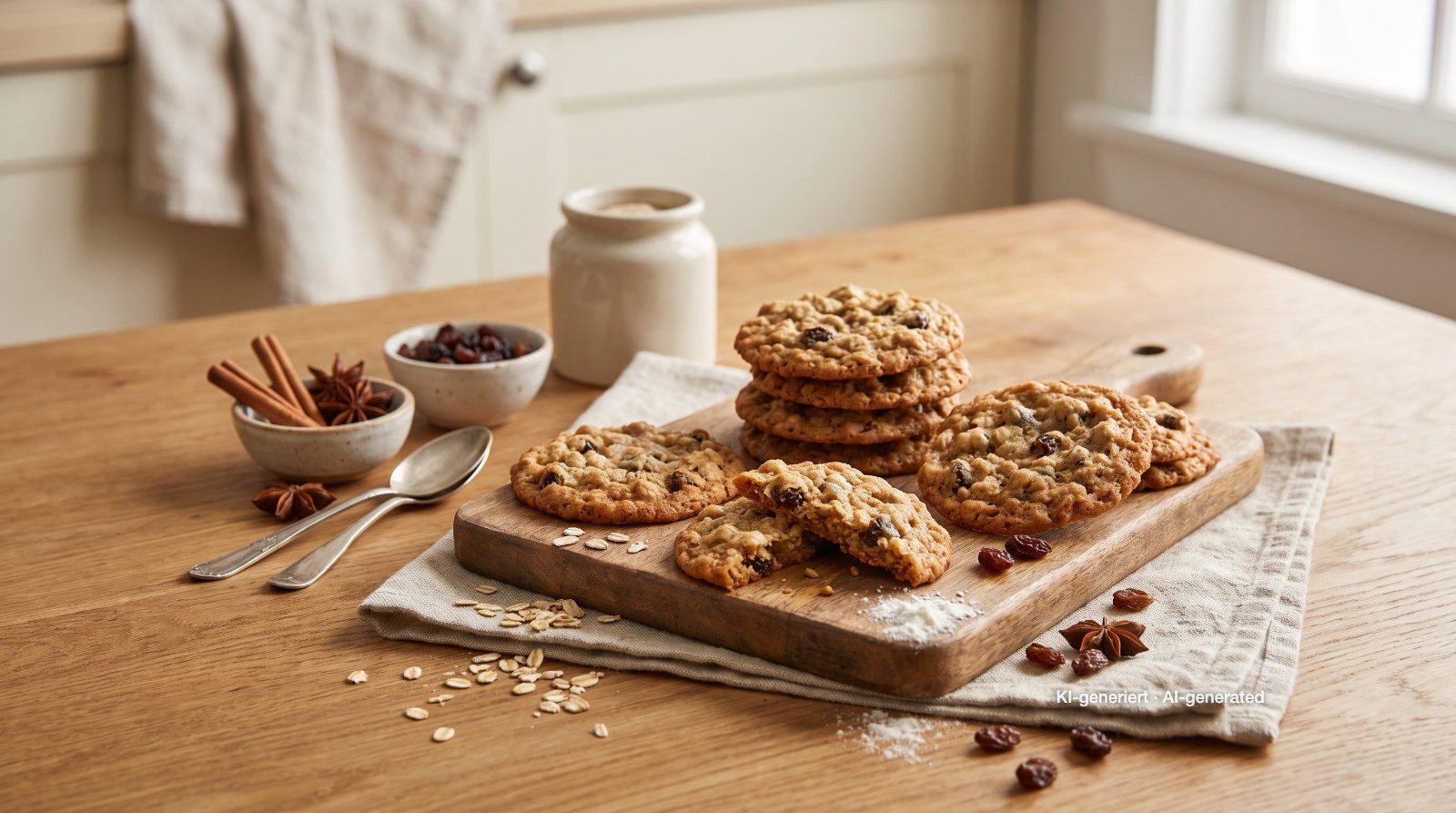 Zachte havermoutkoekjes