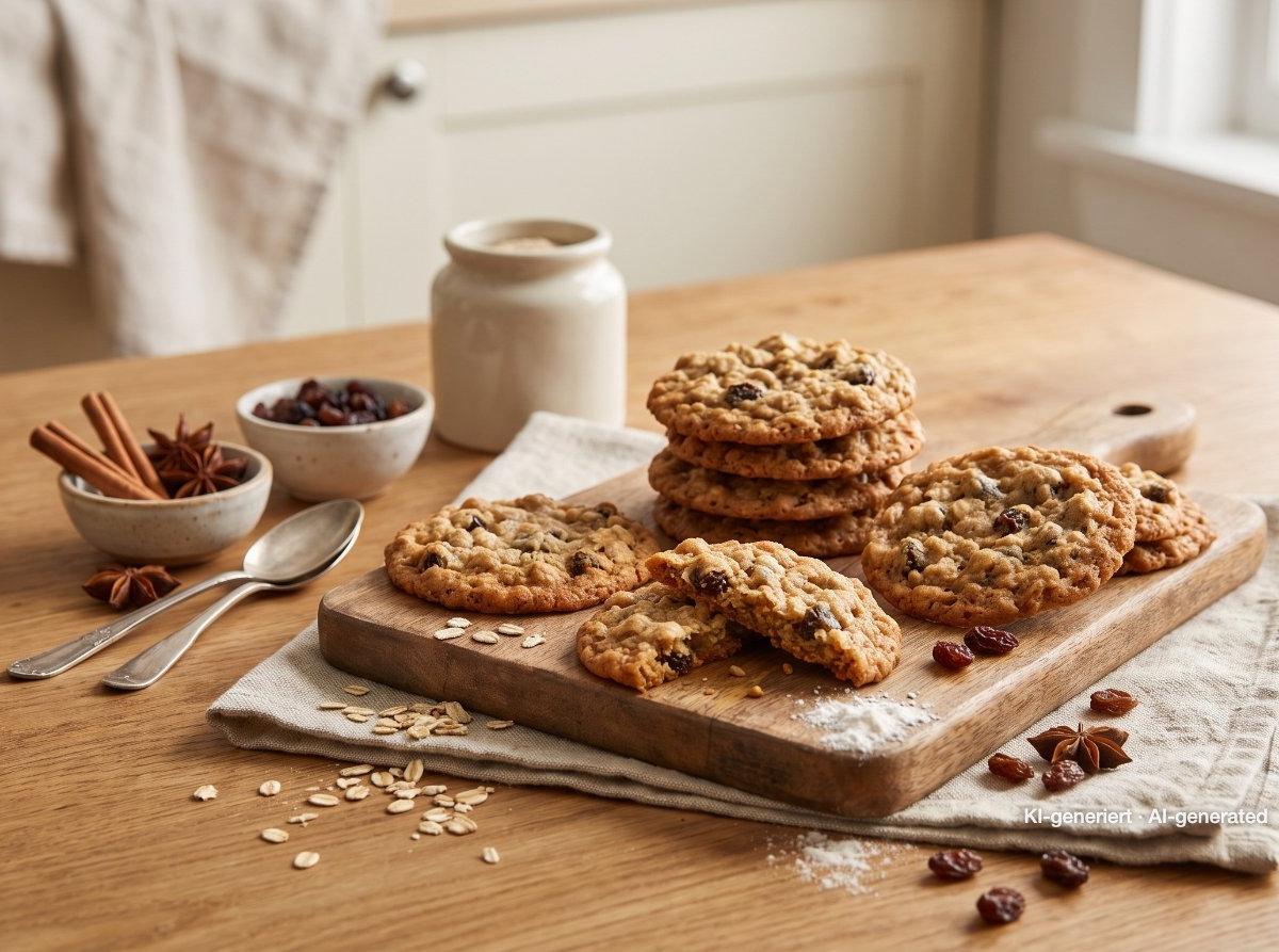 Chewy Oatmeal Cookies