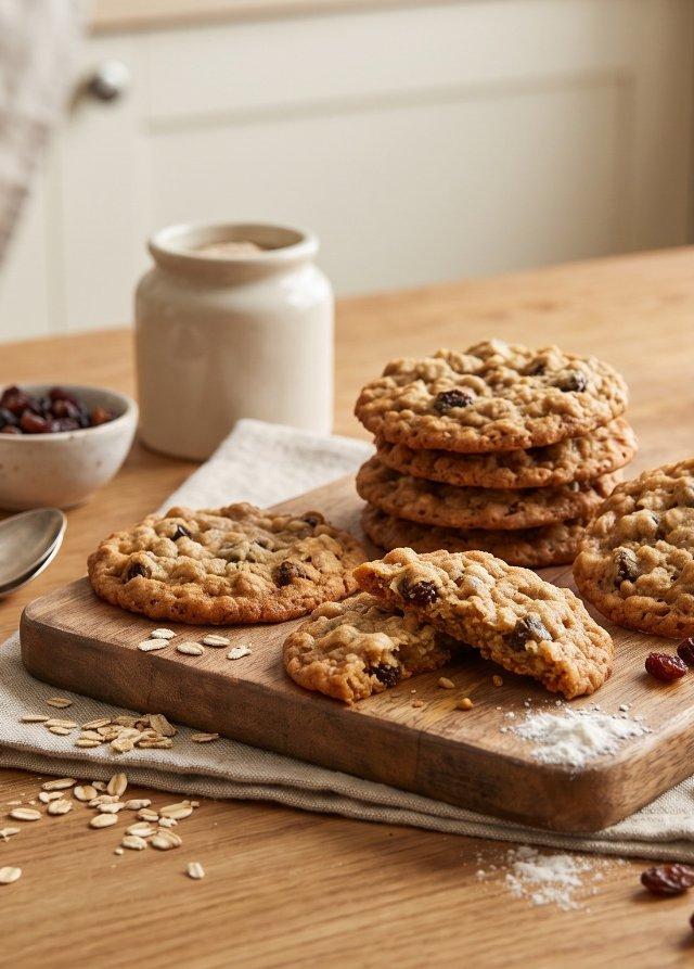 Biscotti morbidi ai fiocchi d'avena