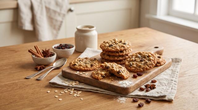 Chewy Oatmeal Cookies
