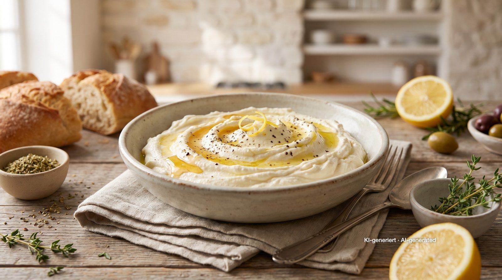 Whipped Feta met honing