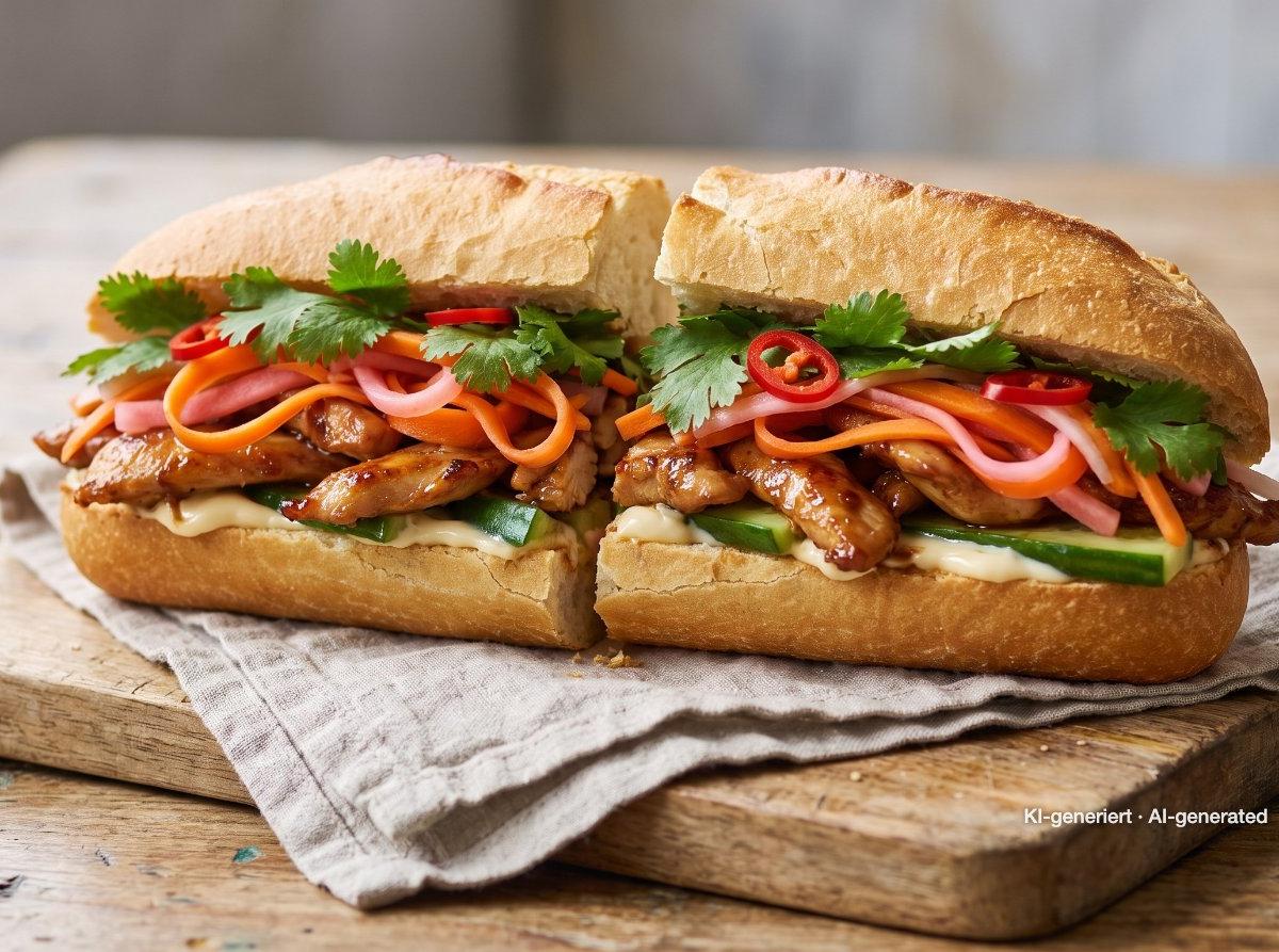 Chicken Banh Mi Sandwich