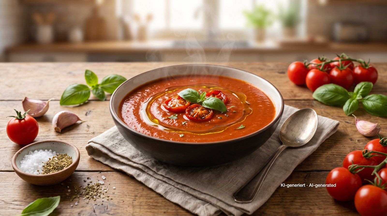 Geroosterde tomatensoep
