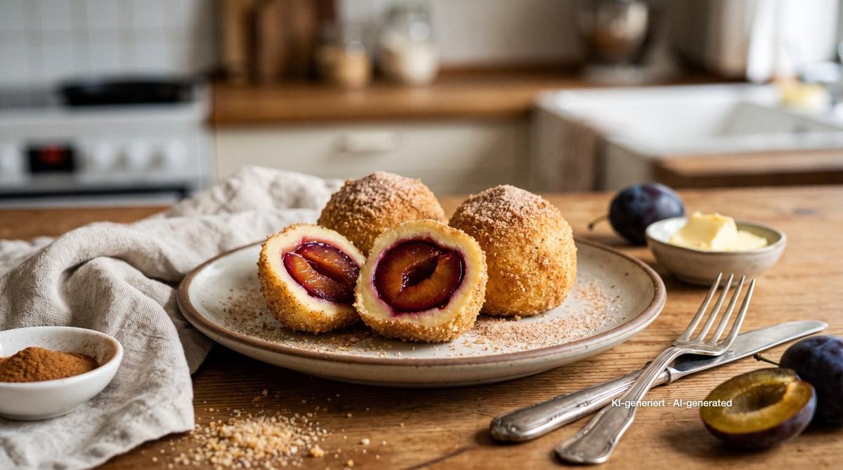 Austrian Plum Dumplings – Recipe and image AI-created, editorially reviewed
