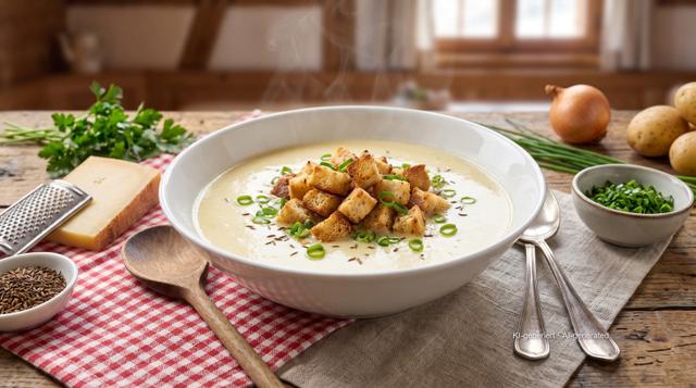 Allgäuer Käsesuppe(阿尔高奶酪汤)