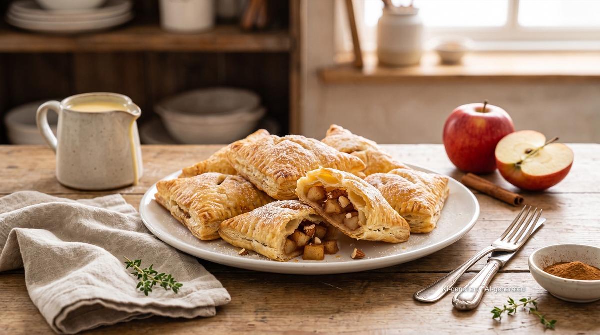 Chaussons aux pommes à l'airfryer – Recipe and image AI-created, editorially reviewed