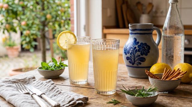 Apfelwein gespritzt (Hessische appelwijnspritzer)