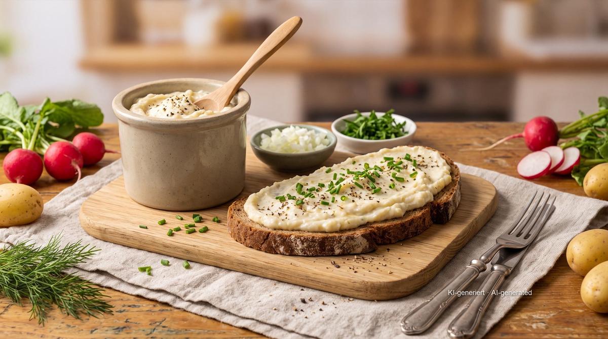Kartoffelkäse bavarois (tartinade de pommes de terre) – Recipe and image AI-created, editorially reviewed