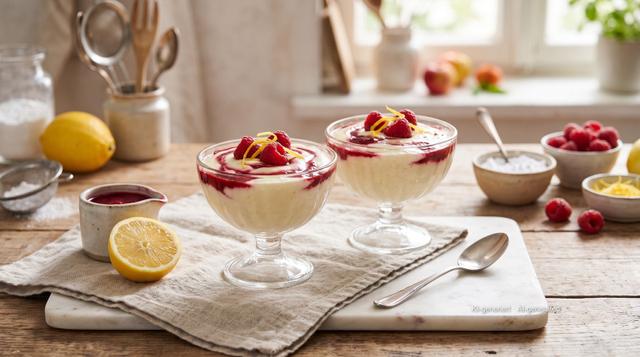 Berliner Luft (luchtige citroenmousse)
