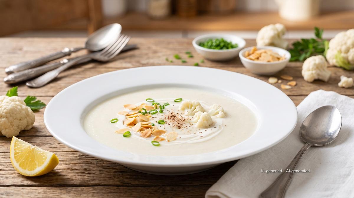 Velouté de chou-fleur – Recipe and image AI-created, editorially reviewed