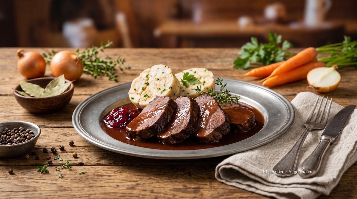 Böfflamott (bœuf à la mode bavarois) – Rezept und Bild mit KI erstellt, redaktionell geprüft