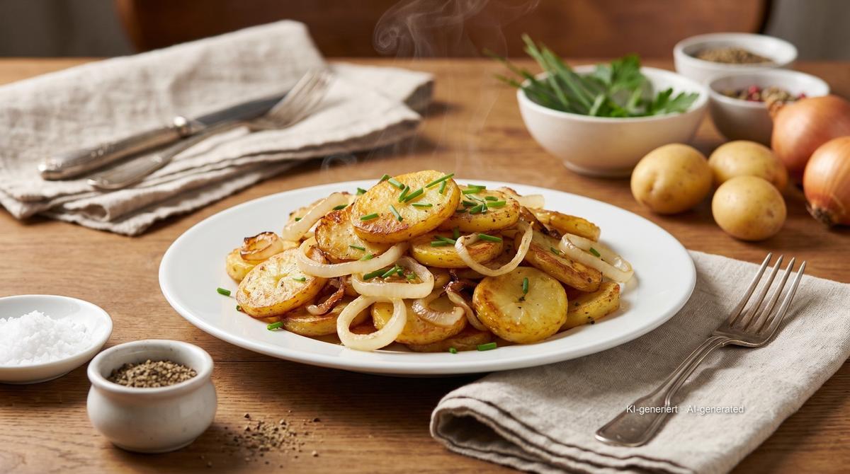 Pommes de terre sautées crues à l'airfryer – Recipe and image AI-created, editorially reviewed