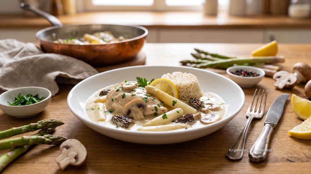 Bremer Kükenragout (ragoût de volaille de Brême) – Recipe and image AI-created, editorially reviewed