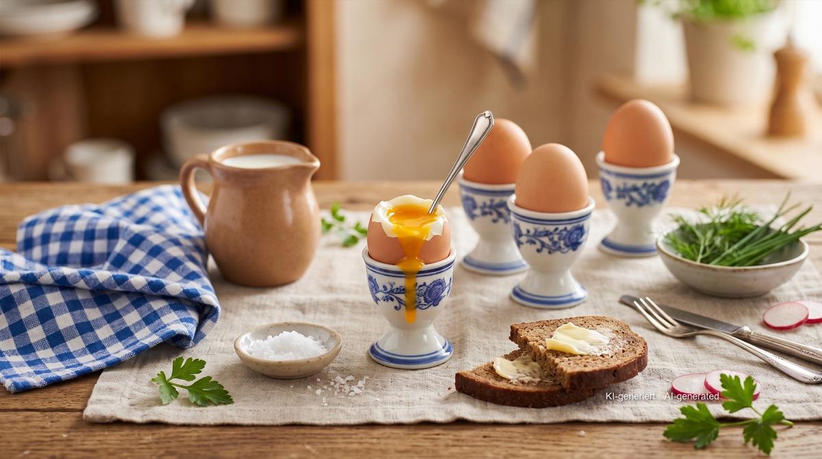 Œufs cuits à l'Airfryer – Recipe and image AI-created, editorially reviewed