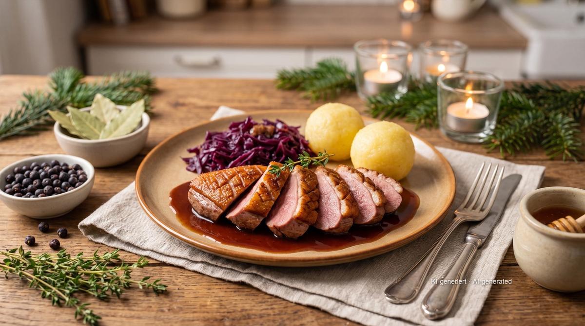 Magret de canard rosé – Recipe and image AI-created, editorially reviewed