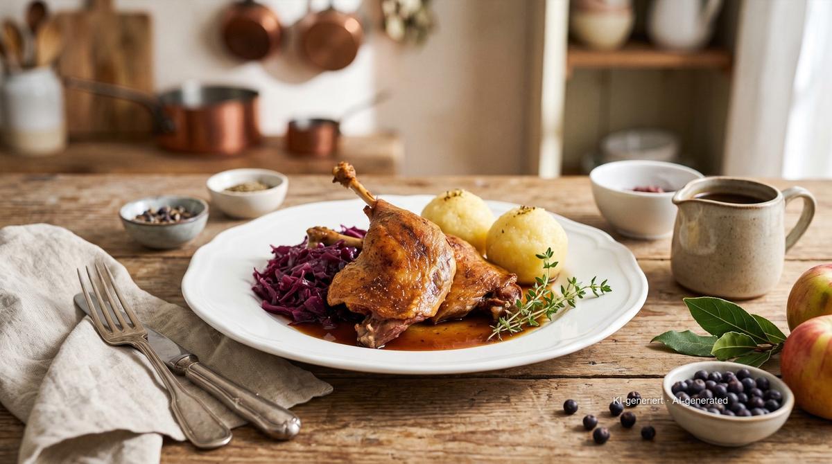 Cuisse de canard à l'airfryer – Recipe and image AI-created, editorially reviewed