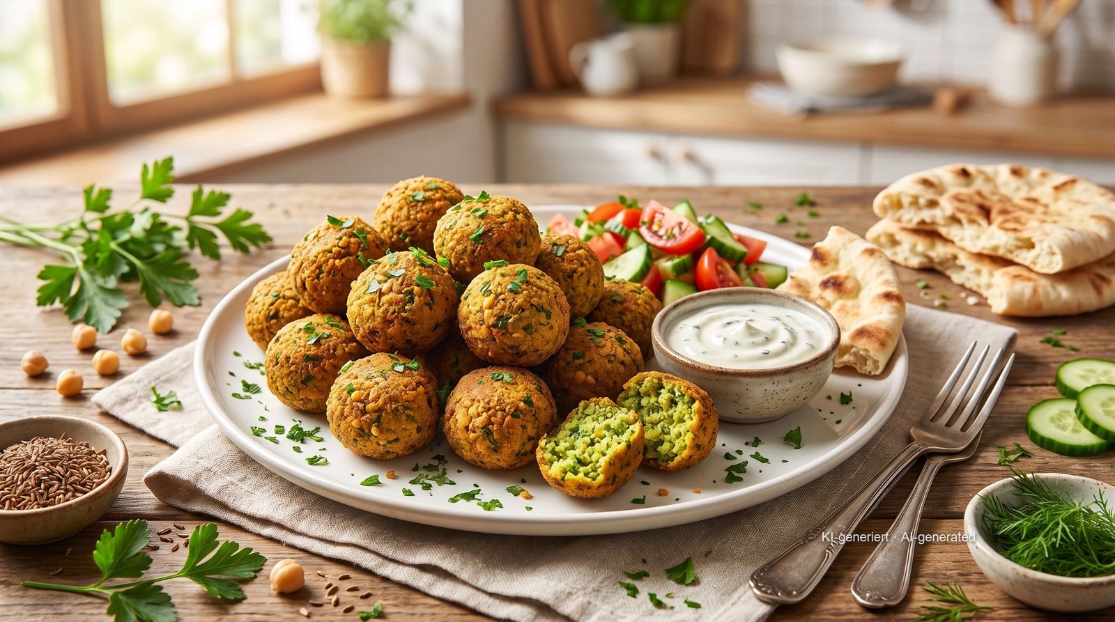 Falafel z horkovzdušné fritézy