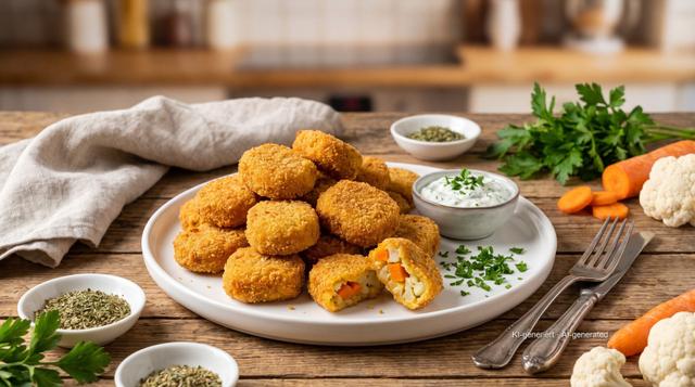 Nugget Sayuran dengan Air Fryer