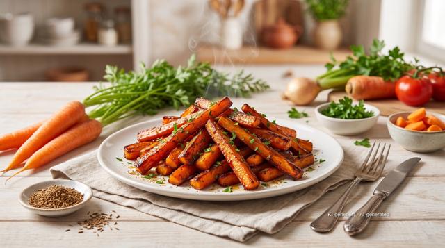 Roasted Carrots from the Airfryer