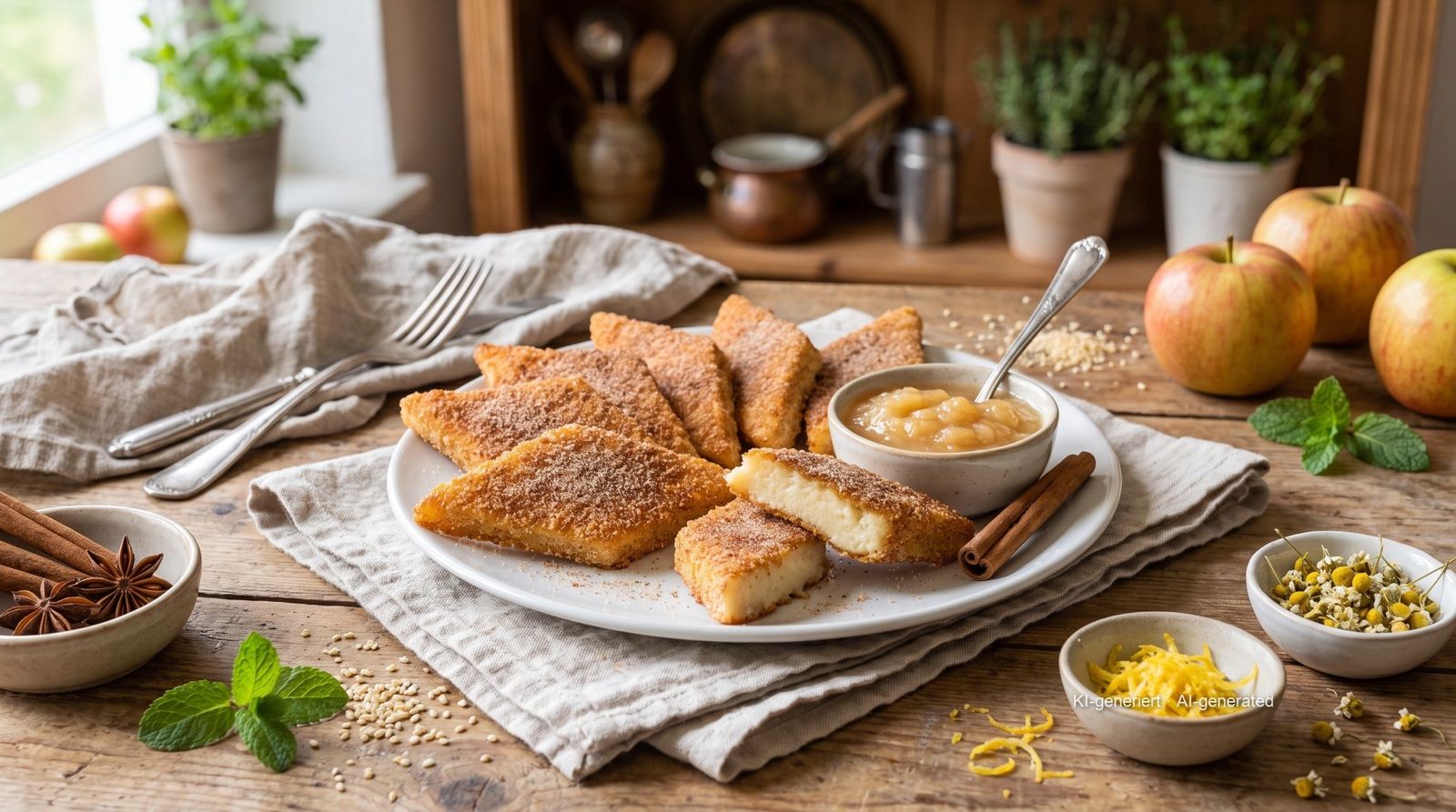 Krupicové řezy z horkovzdušné fritézy