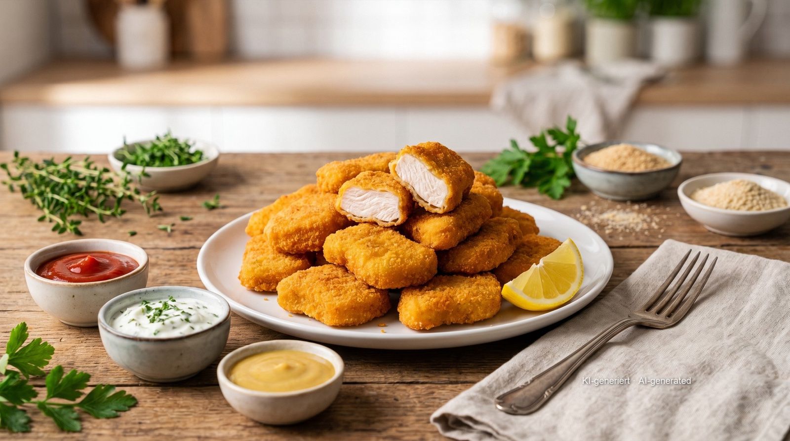 Kuřecí nugety z horkovzdušné fritézy