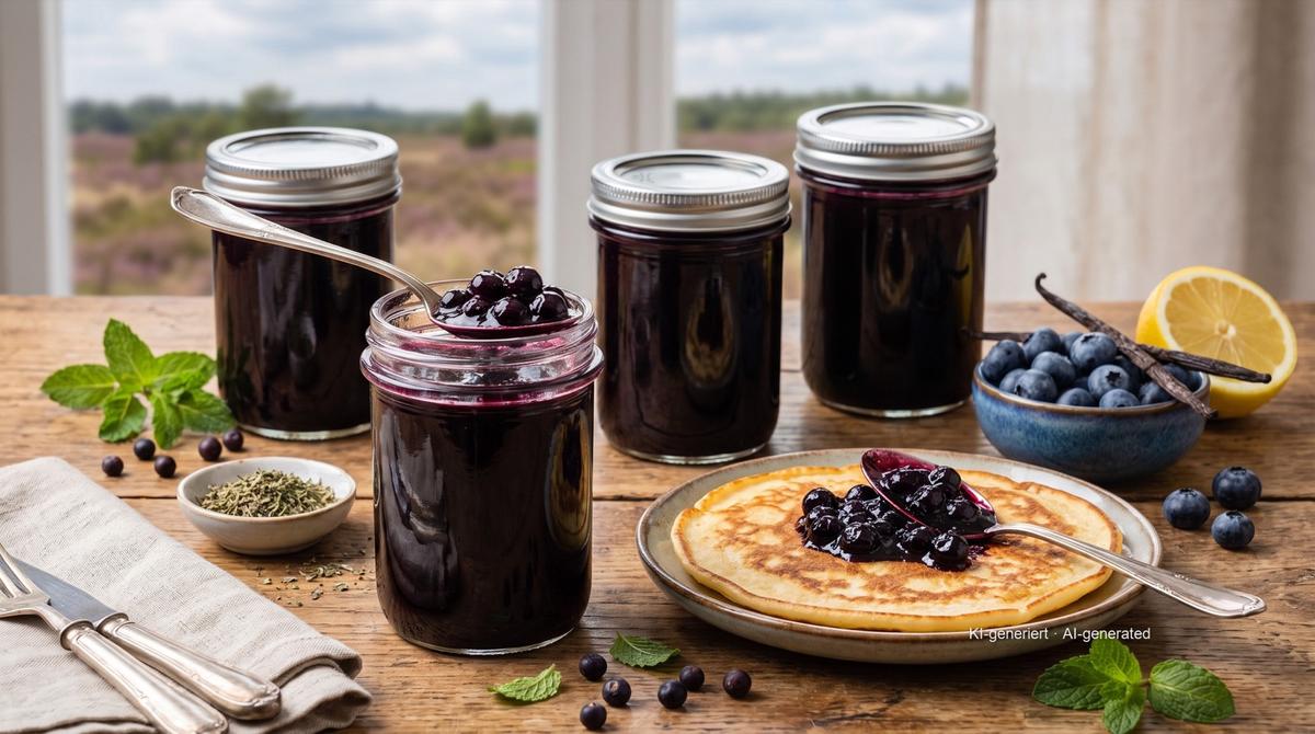Blueberry Jam – Recipe and image AI-created, editorially reviewed