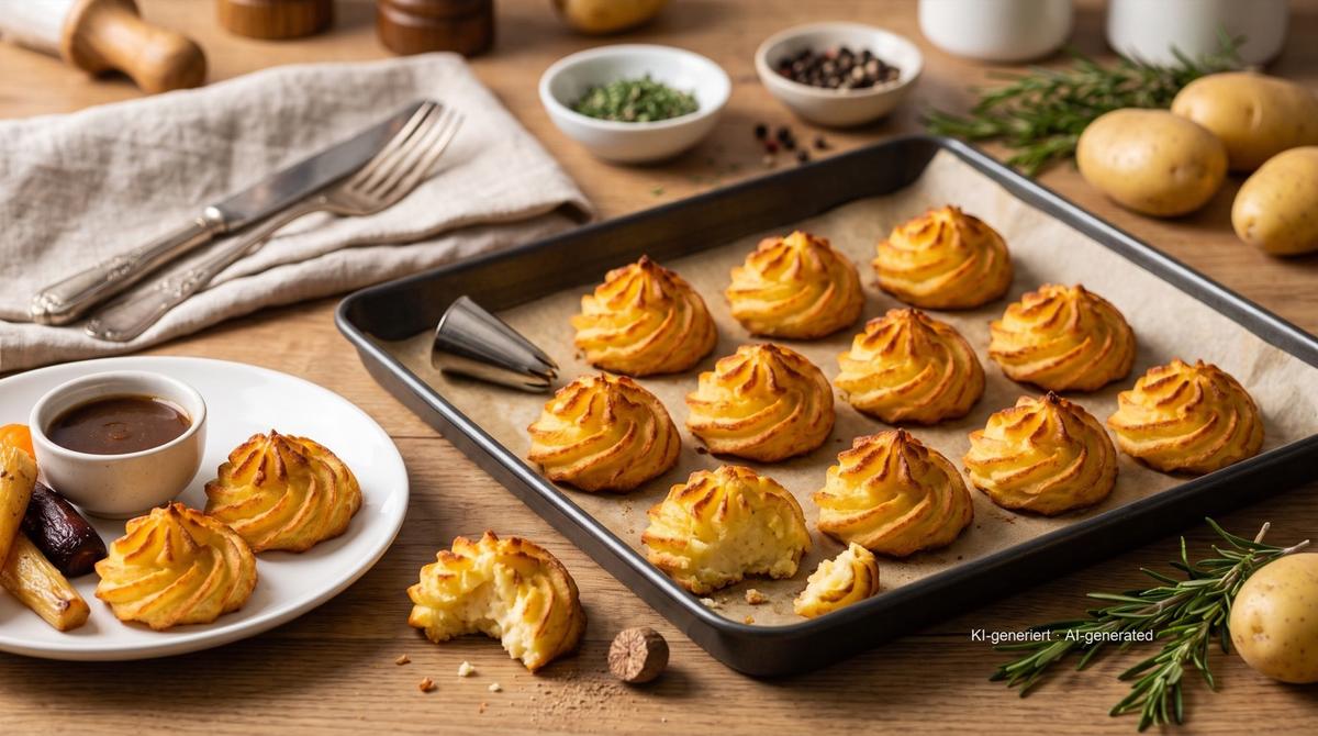 Duchess Potatoes – Recipe and image AI-created, editorially reviewed