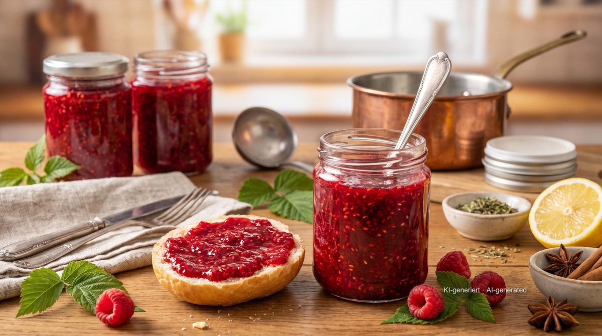 Raspberry Jam – Recipe and image AI-created, editorially reviewed
