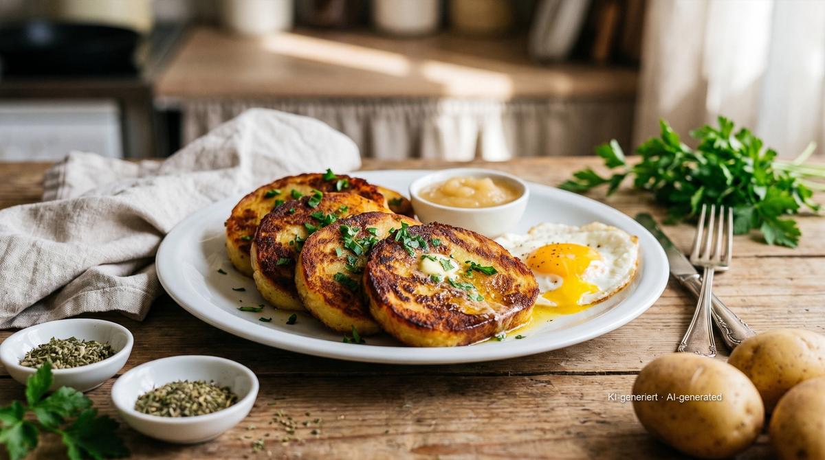 Aardappelknoedels van gisteren uit de airfryer – Recept en afbeelding gemaakt met AI, redactioneel gecontroleerd