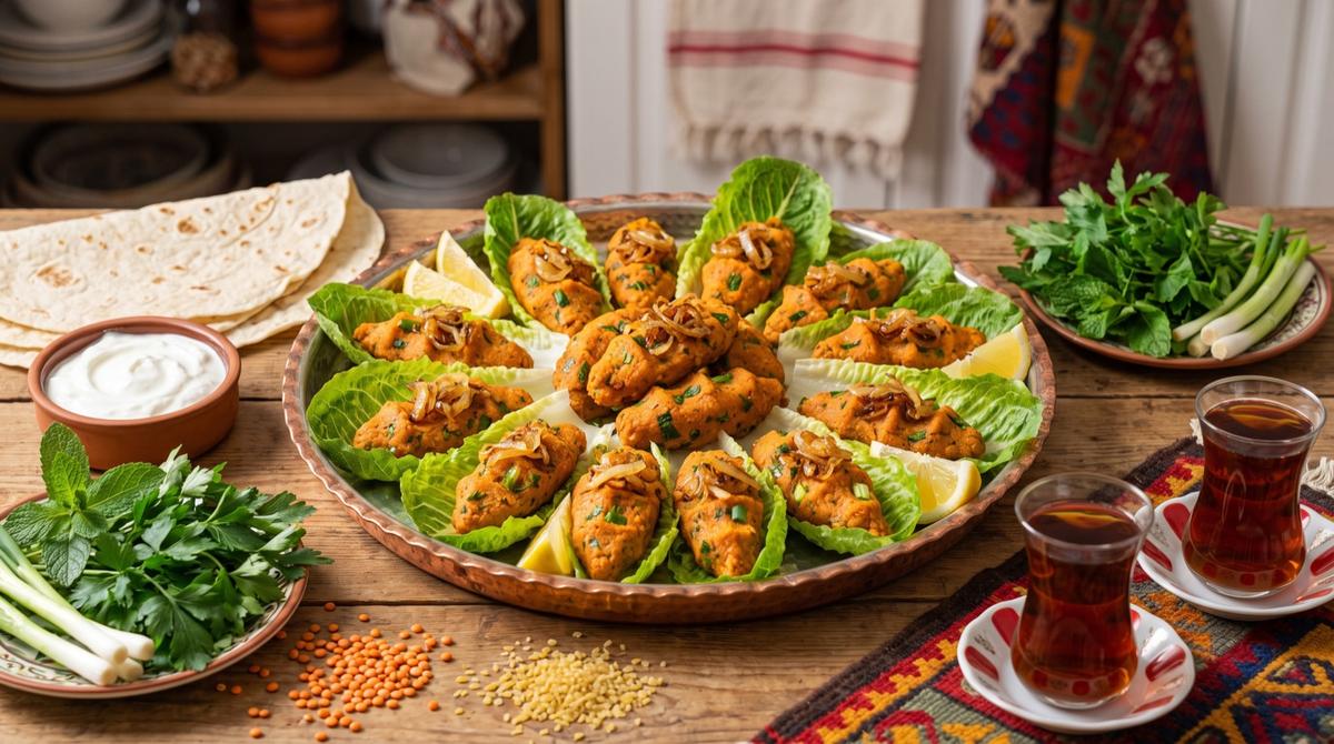 Kolik — Lentil and Bulgur Balls with Fried Onions – Recipe and image AI-created, editorially reviewed
