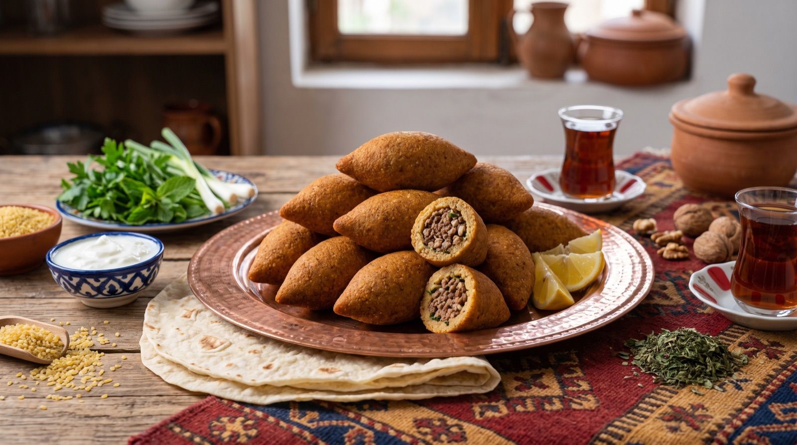 Kutilk — Duhok-Style Fried Stuffed Bulgur Dumplings