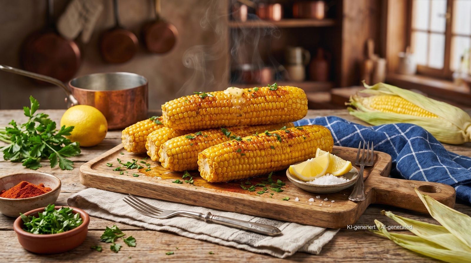 Corn on the cob from the airfryer