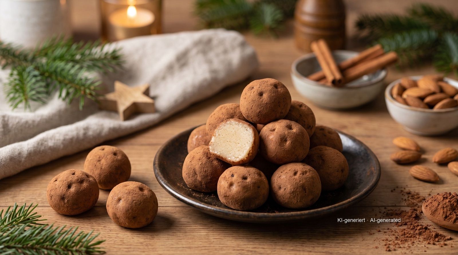 Marzipankartoffeln (marzipan potatoes) Lübeck style