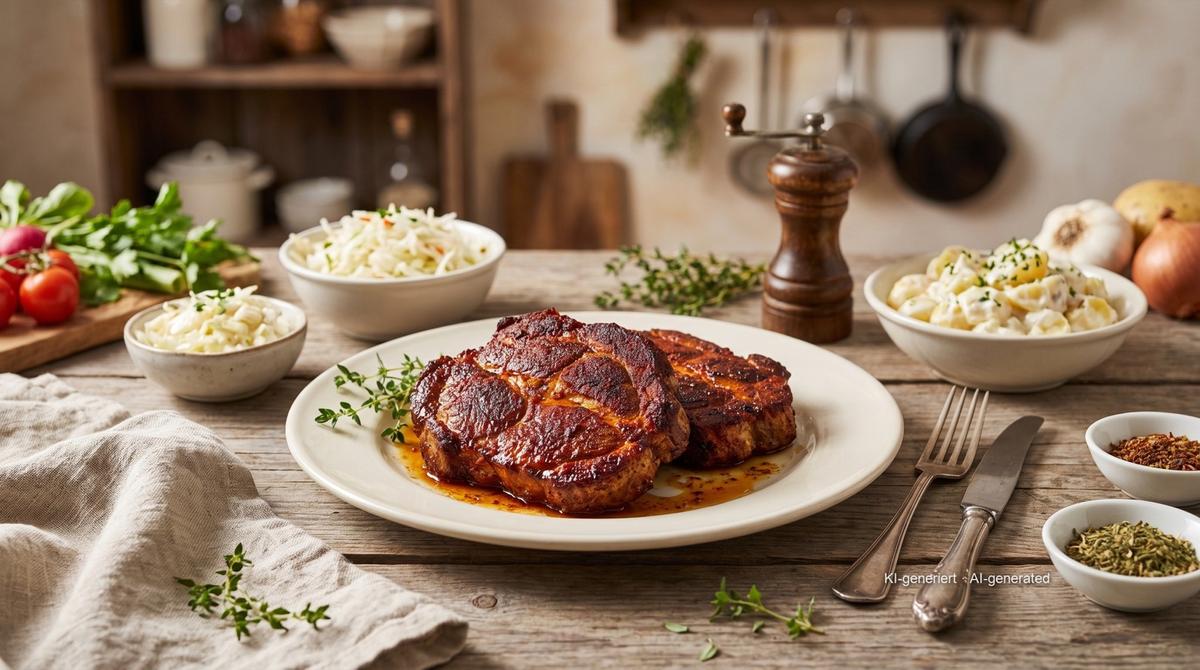 Braciole di coppa di maiale in friggitrice ad aria – Rezept und Bild mit KI erstellt, redaktionell geprüft