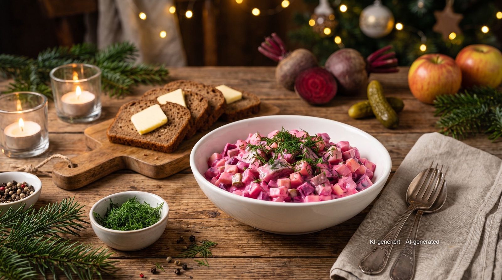 Noord-Duitse haringsalade