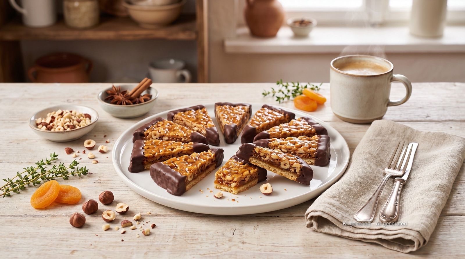 Nussecken (Nut Triangles) from the Airfryer
