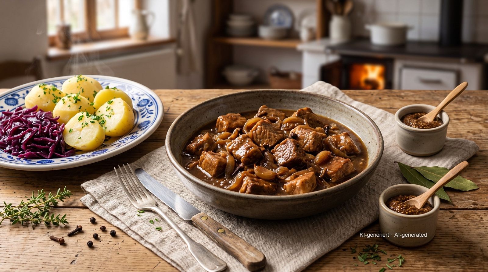 Ostfriesischer Snirtjebraten (East Frisian braised pork with onions)