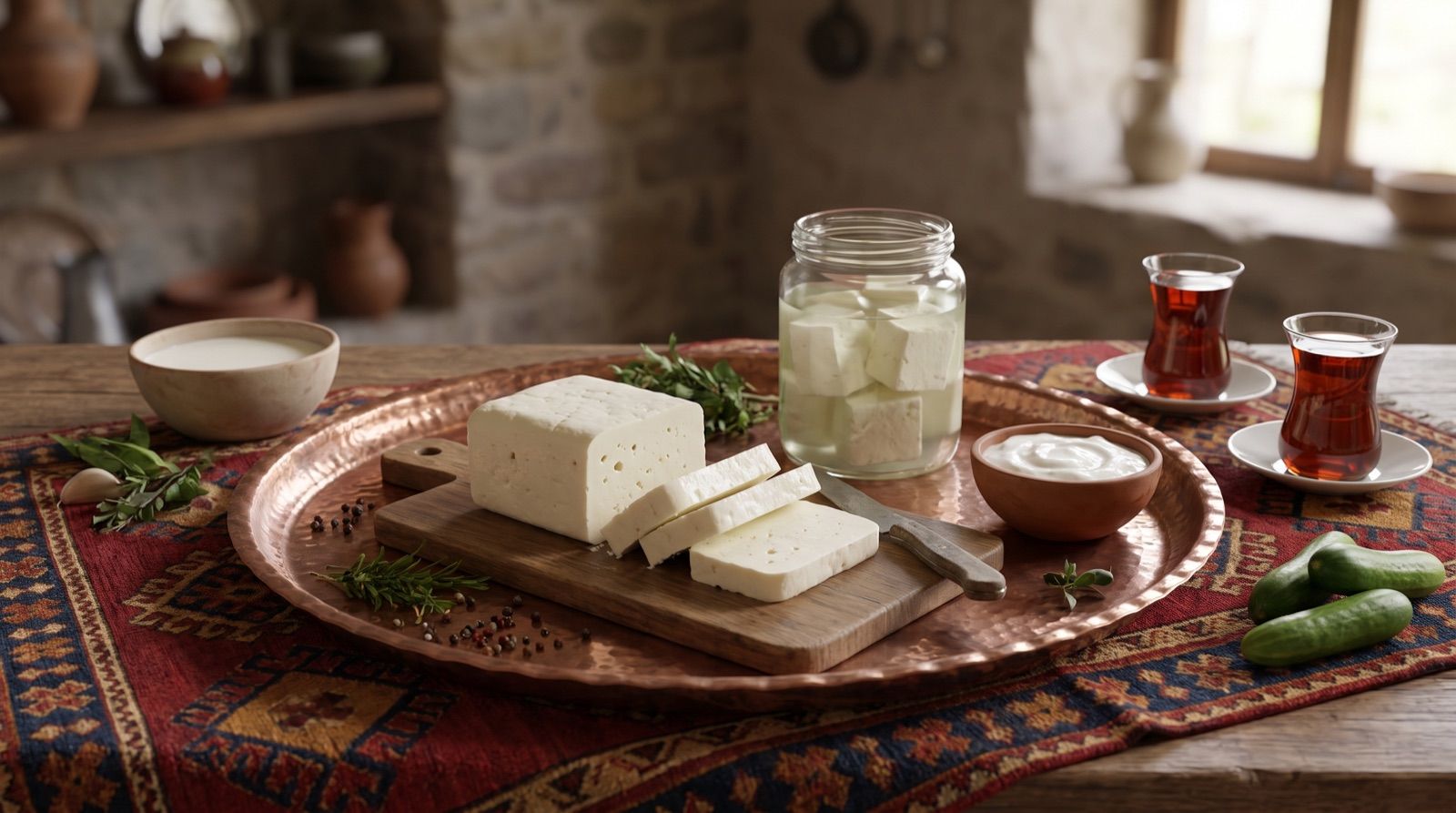 Penîr — Kurdish Homemade Cheese with Rennet