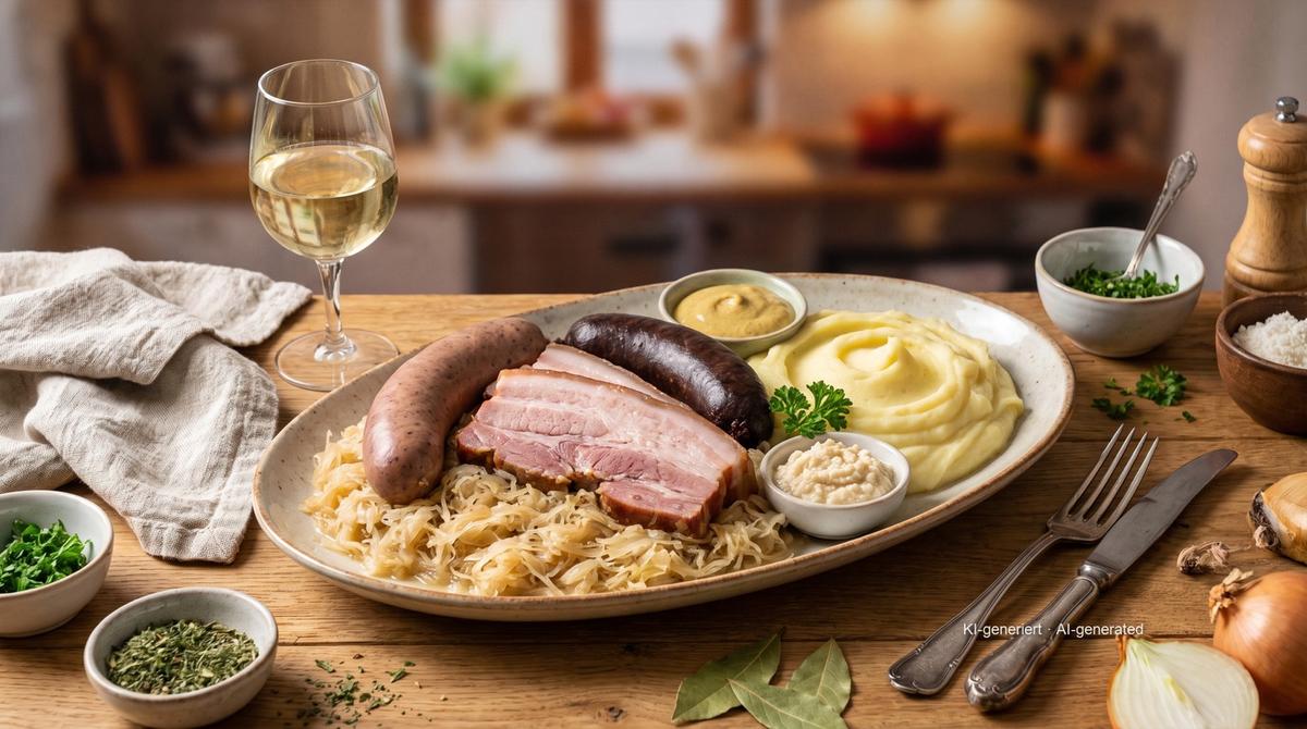 Pfälzer Schlachtplatte – Rezept und Bild mit KI erstellt, redaktionell geprüft