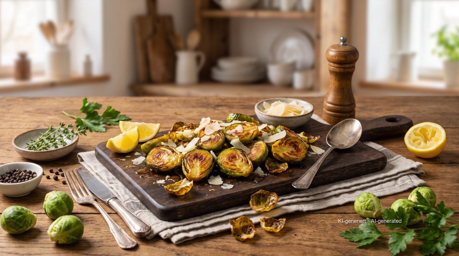 Brussels sprouts from the airfryer