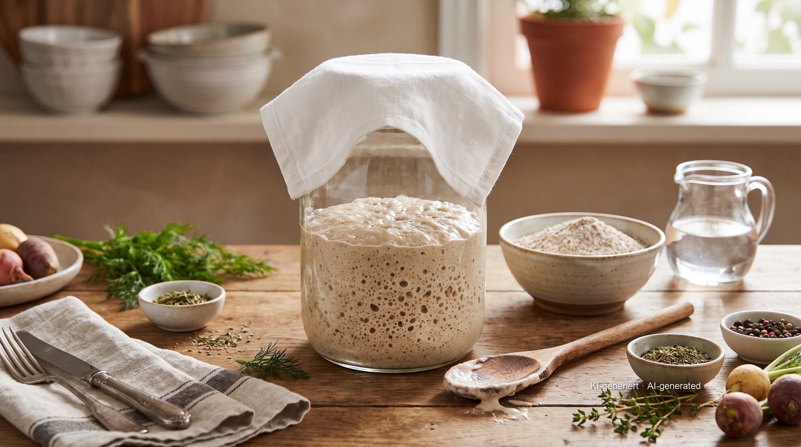 Sauerteig ansetzen — das Grundrezept
