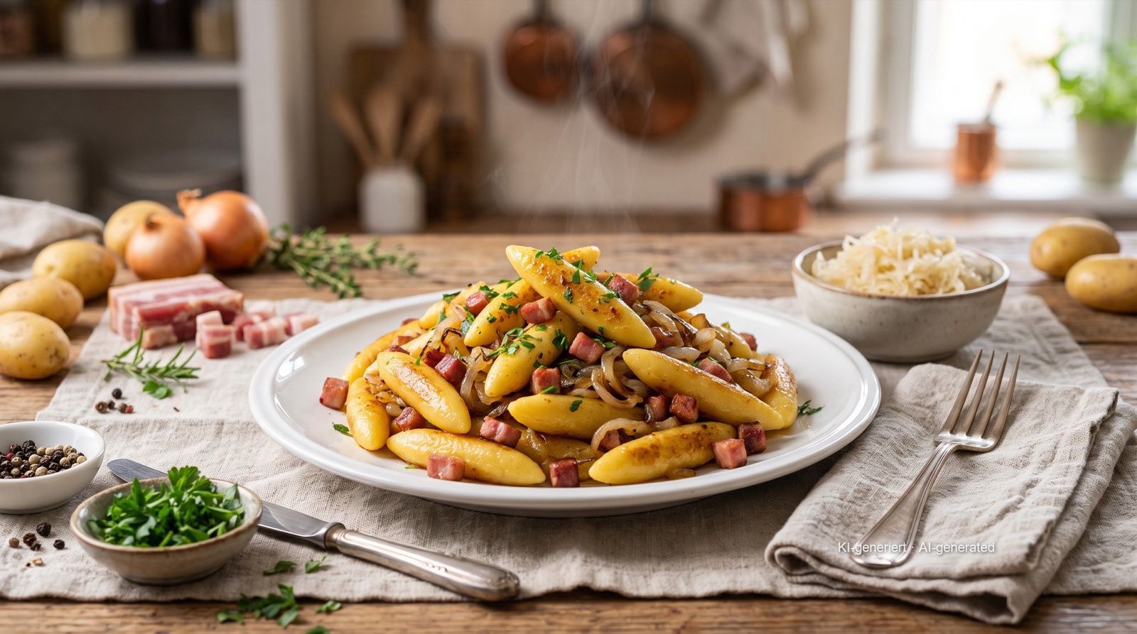 Schupfnudeln aus der Heißluftfritteuse