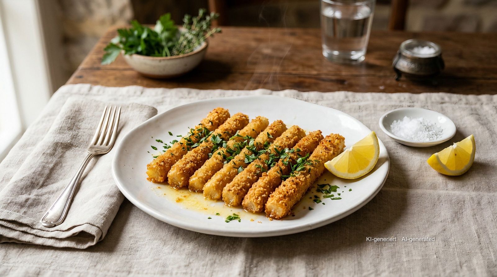 Schwarzwurzeln aus der Heißluftfritteuse