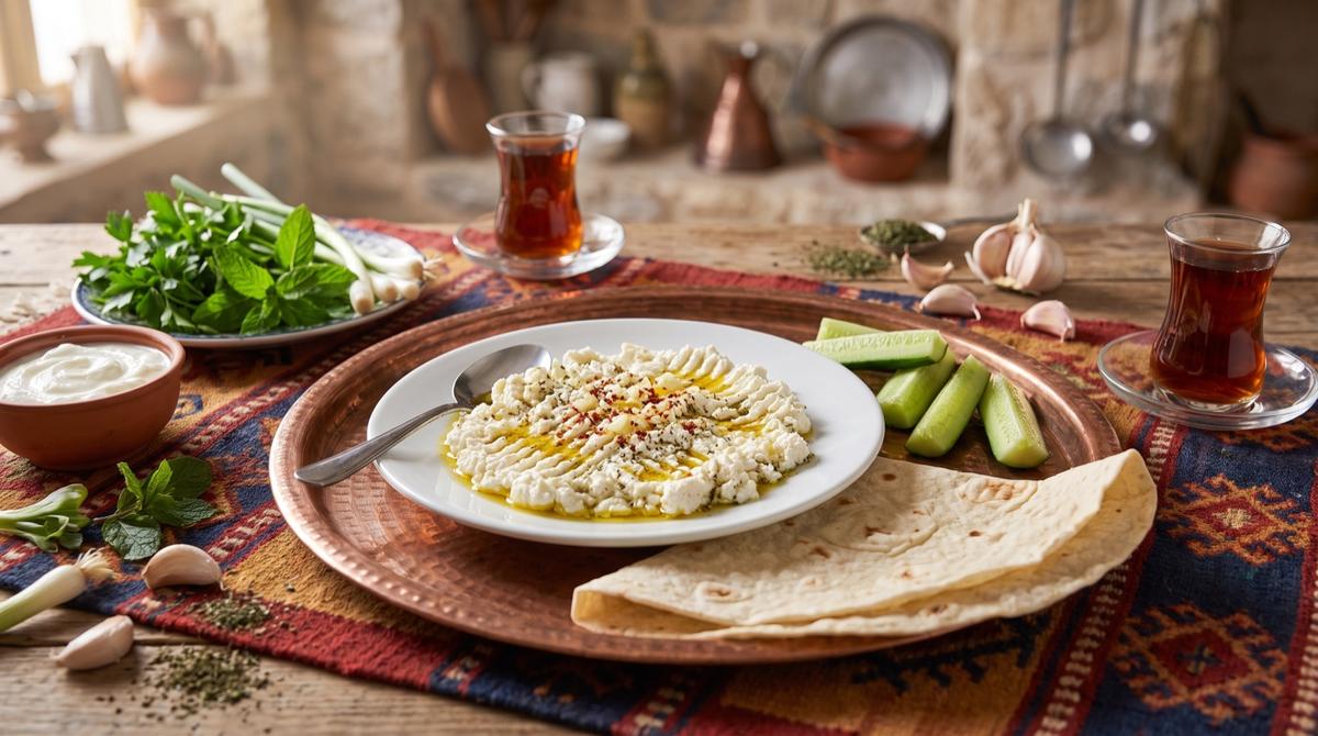 Sîrik — Whey Curd Cheese with Garlic – Recipe and image AI-created, editorially reviewed