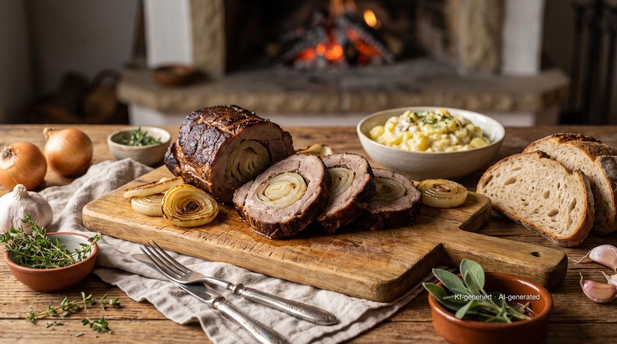Spießbraten nach Idar-Obersteiner Art – Rezept und Bild mit KI erstellt, redaktionell geprüft