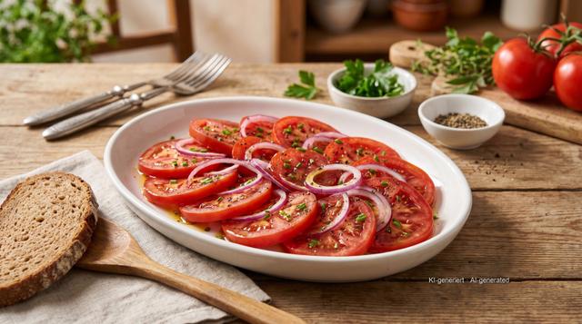 Tomatensalade met ui