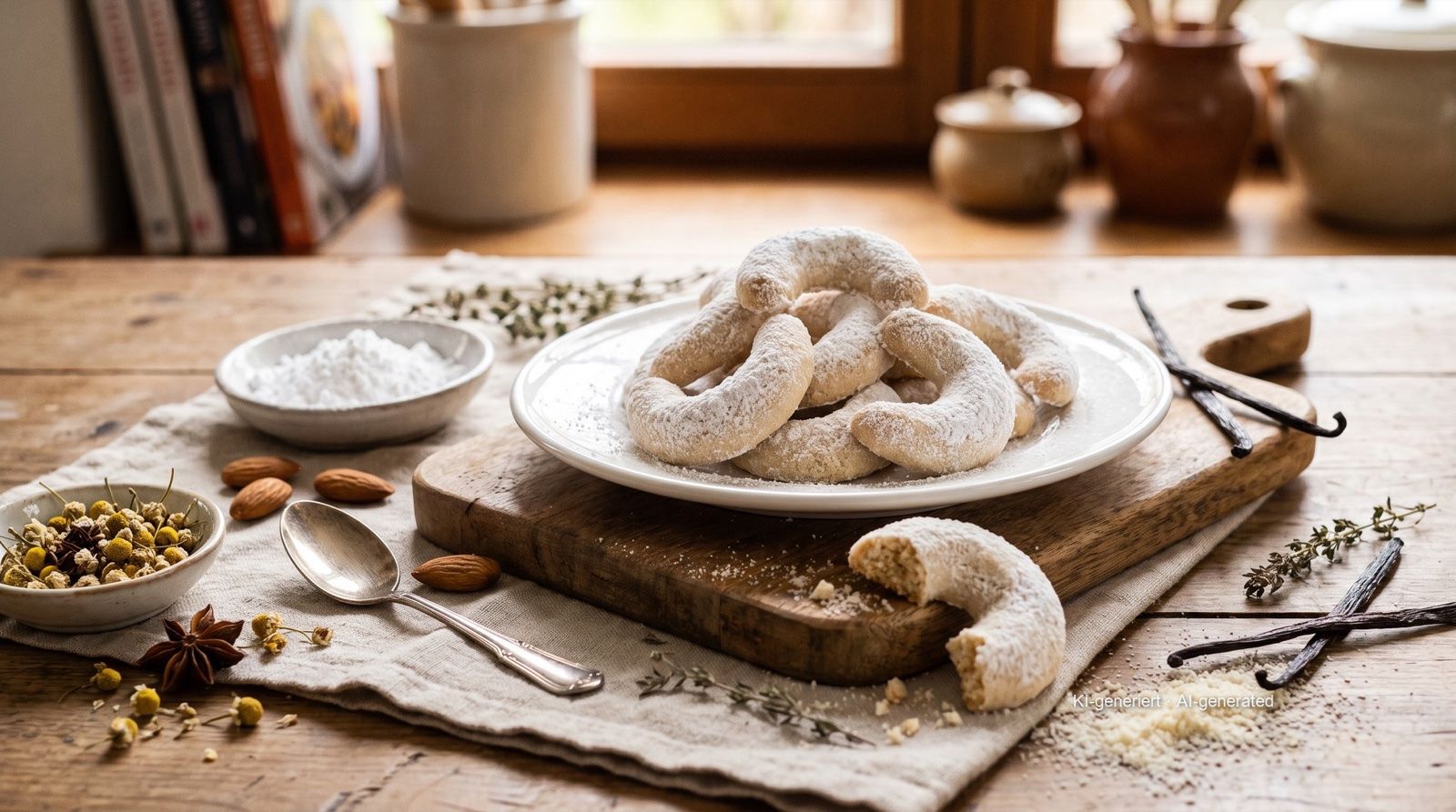 Vanillekipferl aus der Heißluftfritteuse