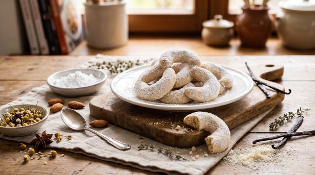 Vanillekipferl aus der Heißluftfritteuse