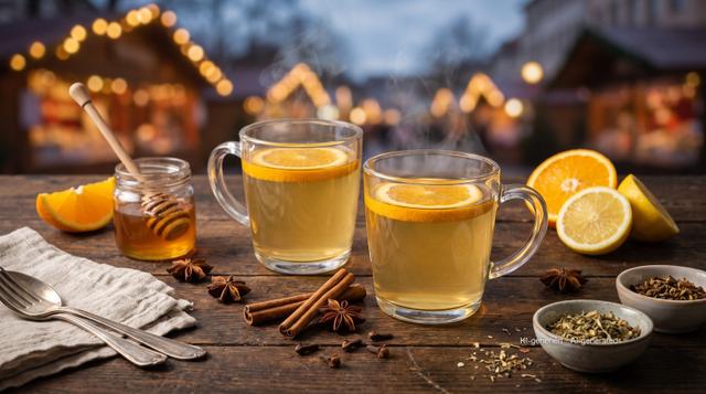 Weißer Glühwein